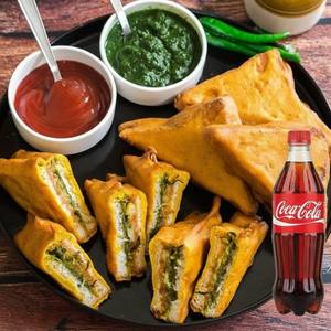 Bread Pakoda (Classic) [2 Pcs] + Drink Combo