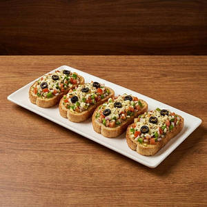 Cheesy Tangy Bruschetta
