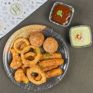 Mix Veg Pakoda Platter (Special Crispy)