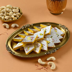 Kaju Kesar Burfi