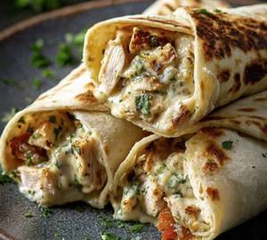 Malai tikka wrap