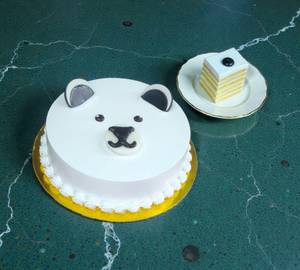Special Cute Teddy Butterscotch Eggless Cake