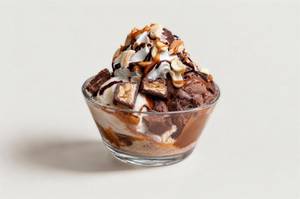 Kicker Snickers Ice Cream Sundae