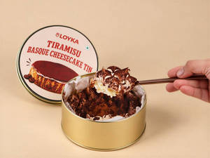 Loyka Tiramisu Basque Cheesecake Tin (400 Gms)