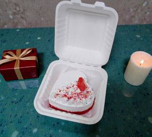Red Velvet Heart Bento Cake – 240G