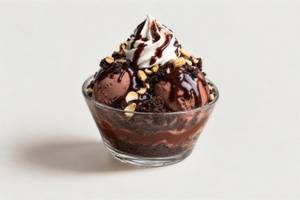 Triple Chocolate Supreme Ice Cream Sundae