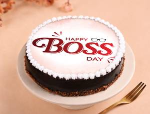 Boss Day Choco Truffle Poster Cake (500gm)