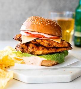 Beyonce Grilled Chicken Burger