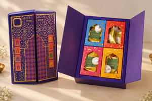 Deep Dwar - Set Of 4 Chocolate Gift Box