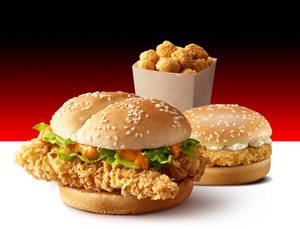 Fiery Chicken & Crispy Chicken + Popcorn (L)