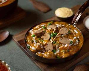 Mushroom Matar Masala