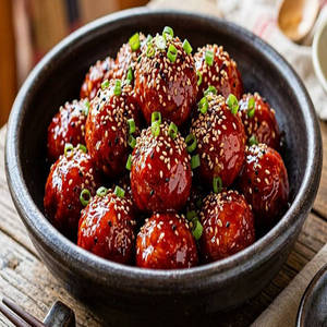 K Style Glazed Chicken Meat Ball