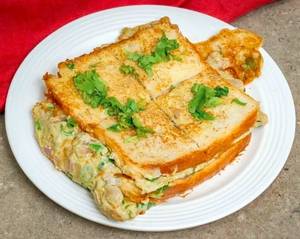Bread Omelette Amul (2 Egg and 2 Bread)