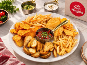 Assorted Fries, Chips & Dip Platter