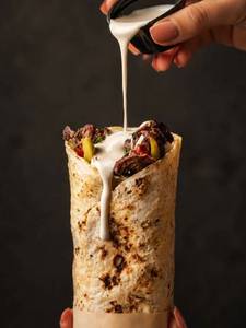 Cheese special shawarma roll