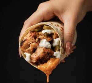 Mexican special shawarma roll