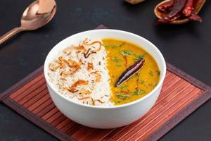 Dhaba Style Dal Tadka with Choice of Rice