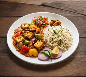 Kadhai Paneer Rice Combo