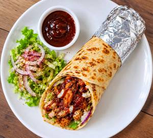 Bbq special shawarma roll