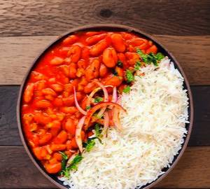Rajma Chawal Bowl 500ml Aloo bhujia salad achar 