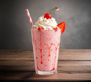 Strawberry Ice Cream Milk Shake