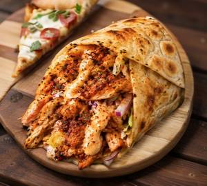 Szchwan special shawarma roll