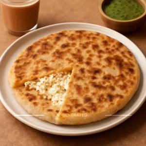 Cheese Paneer Paratha