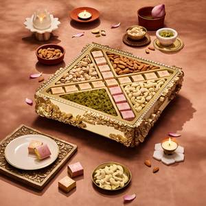 Gourmet Bites & Nuts Mithai Gift Box