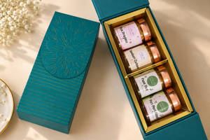 4 Jars Dahlia Series Chocolate Gift Box