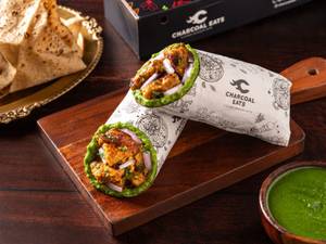 Chicken Galouti Kathi Roll