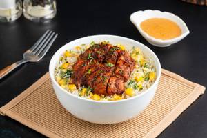 Peri Peri Chicken with Egg Corn Rice