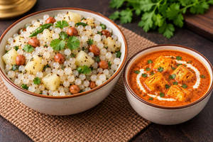 Sabudana Khichdi With Sahi Paneer