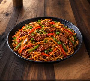 Schezwan Beef Noodles