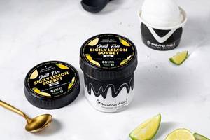 Sicily Lemon Sorbet Ice Cream Tub [125 Ml]