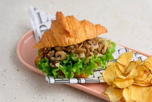 Croissant Sandwich - Exotic Mushroom