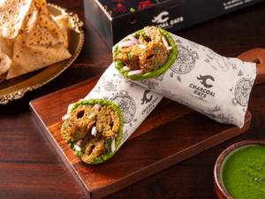 Afghani Chicken Seekh Kathi Roll