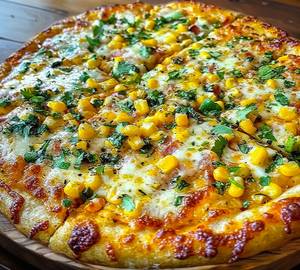 Corn Pizza (8 Inches)+250 Ml Thumbs Up