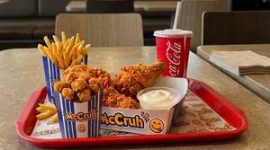 Hot & Crispy Chicken(2Pc)+Popcorn+Frenchfry +Coke
