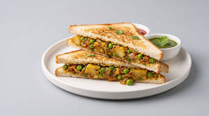 Aloo Matar Masala Sandwich