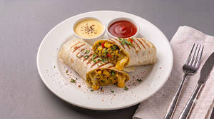 Corn Pepper And Cheese Wrap