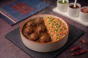 Veg Manchurian Veg Fried Rice Bowl