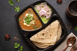 Dal Makhani With 2 Rumali Roti