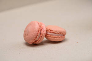 Rose Berry Macarons