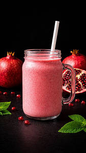 Pomegranate Shake.