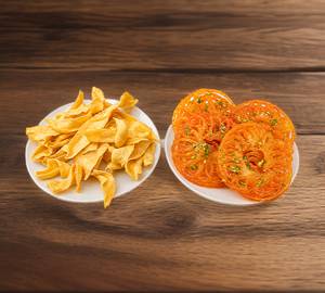 Jalebi And Papdi Combo