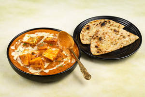 Shahi Paneer + Tandoori Butter Roti (2 pieces)