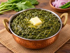 Sarso Da Saag With Butter