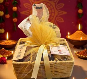 Premium Eggless Diwali Jute Hamper