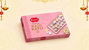 Silver Leaf Kaju Katli Celebration Box