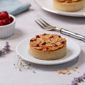 Eggless Raspberry Cream Cheese Tart [1pcs]